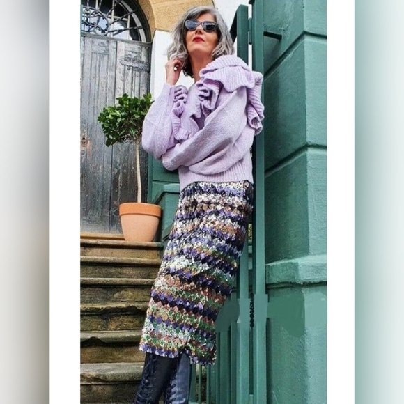 NWOT Zara Sequin Skirt - size Small - Picture 15 of 15